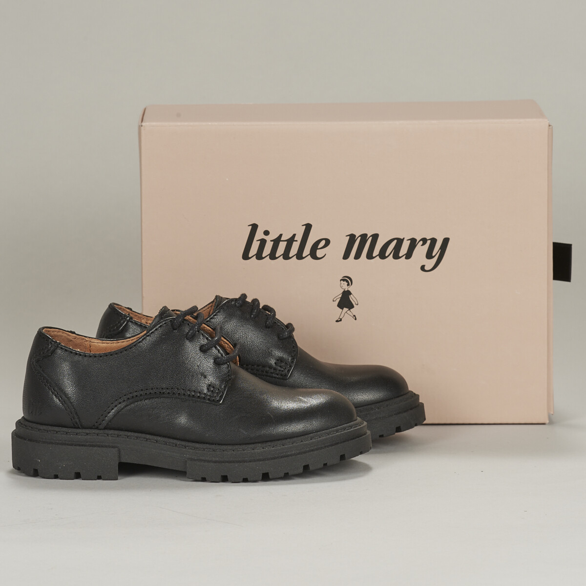 Čevlji  Deklice Čevlji Derby Little Mary MYA Črna