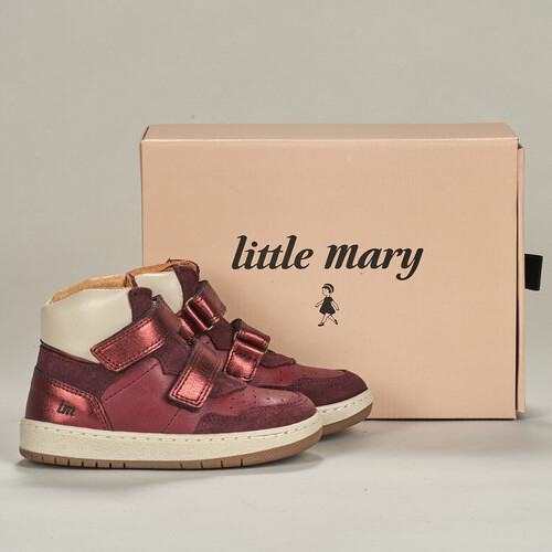 Čevlji  Deklice Visoke superge Little Mary  Rdeča