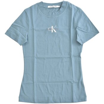 Oblačila Ženske Majice & Polo majice Calvin Klein Jeans J20J221426 Modra