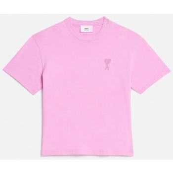 Oblačila Moški Majice & Polo majice Ami Paris T SHIRT UTS004.726 Rožnata