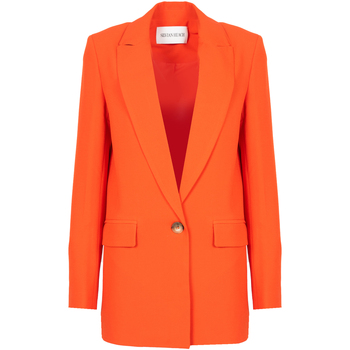 Oblačila Ženske Suknjiči Silvian Heach PGA22189GC | Kaluk Oranžna