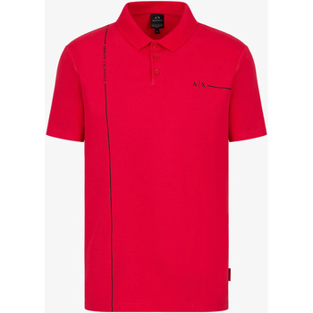 Oblačila Moški Polo majice kratki rokavi Emporio Armani  Rdeča