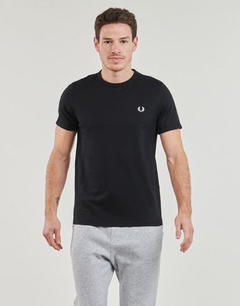 Fred Perry RINGER T-SHIRT Črna