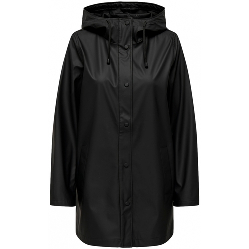 Oblačila Ženske Plašči Only New Ellen Raincoat - Black Črna