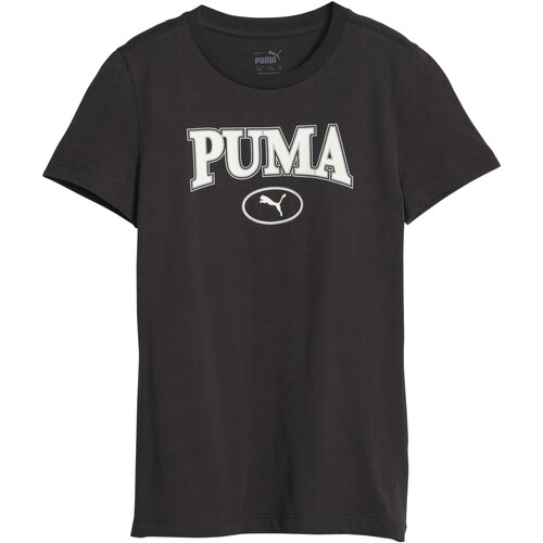 Oblačila Deklice Majice s kratkimi rokavi Puma 219619 Črna