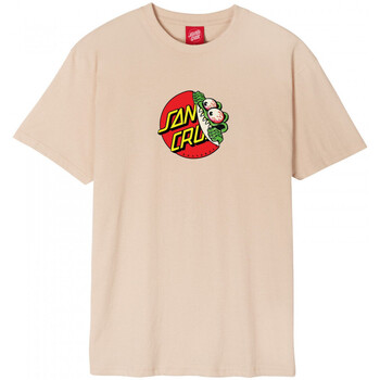 Oblačila Moški Majice & Polo majice Santa Cruz Beware dot front t-shirt Bež