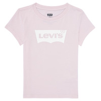 Oblačila Deklice Majice s kratkimi rokavi Levi's BATWING TEE Rožnata / Bela