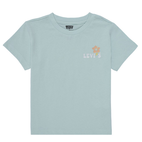 Oblačila Deklice Majice s kratkimi rokavi Levi's OCEAN BEACH SS TEE Modra / Pastel / Oranžna / Pastel