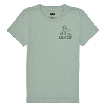 Oblačila Dečki Majice s kratkimi rokavi Levi's CACTI CLUB TEE Modra