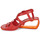 Čevlji  Ženske Sandali & Odprti čevlji United nude MOBIUS SIA MID Rdeča / Oranžna