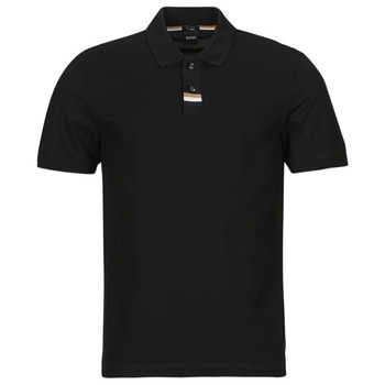 Oblačila Moški Polo majice kratki rokavi BOSS Parlay 424 Črna
