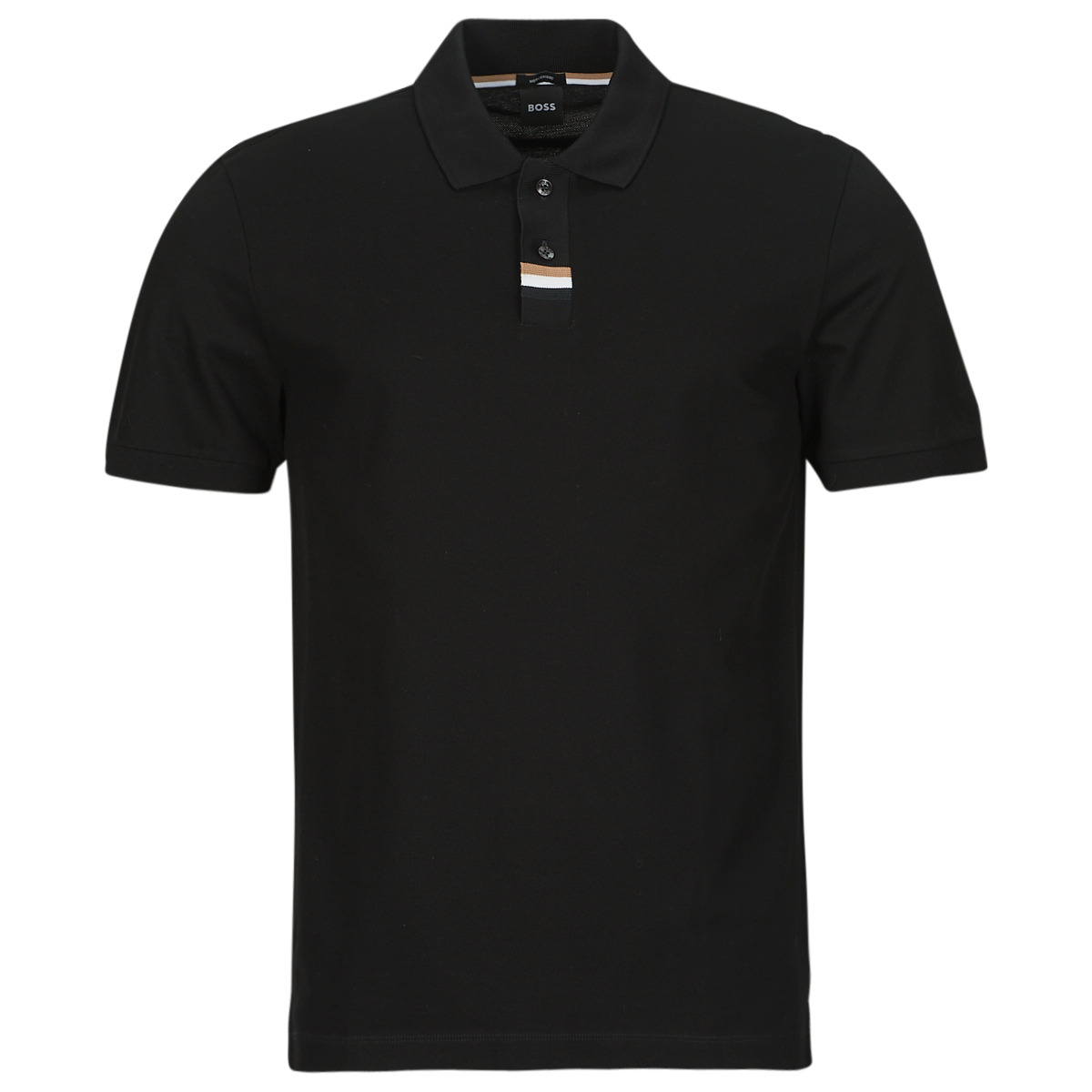 Oblačila Moški Polo majice kratki rokavi BOSS Parlay 424 Črna