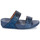 Čevlji  Ženske Sandali & Odprti čevlji FitFlop Lulu Glitter Slides Modra