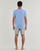 Oblačila Moški Pižame & Spalne srajce Calvin Klein Jeans S/S SHORT SET Modra / Siva