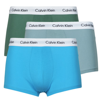 Spodnje perilo Moški Boksarice Calvin Klein Jeans LOW RISE TRUNK X3 Modra / Siva / Modra