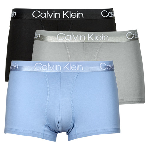 Spodnje perilo Moški Boksarice Calvin Klein Jeans TRUNK 3PK X3 Siva / Modra / Črna