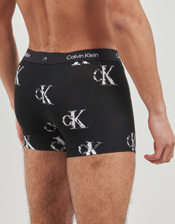 Calvin Klein Jeans TRUNK 3PK X3 Črna / Črna / Vijolična