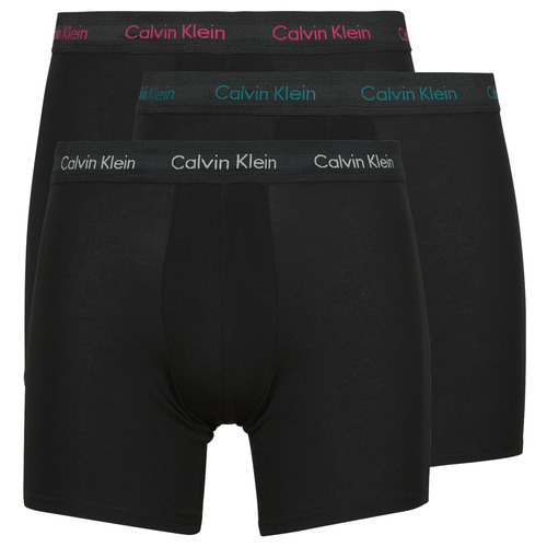 Spodnje perilo Moški Boksarice Calvin Klein Jeans BOXER BRIEF 3PK X3 Črna