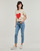 Oblačila Ženske Jeans straight Freeman T.Porter SOPHY S-SDM Siva