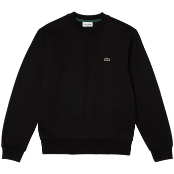 Lacoste Organic Brushed Cotton Sweatshirt - Noir Črna