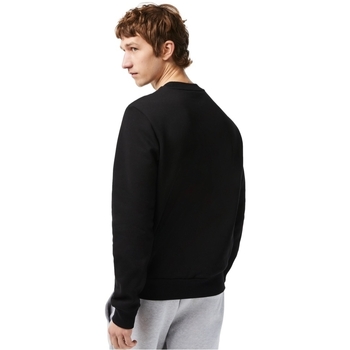 Lacoste Organic Brushed Cotton Sweatshirt - Noir Črna