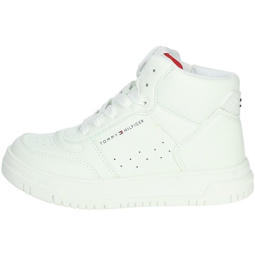 Čevlji  Otroci Visoke superge Tommy Hilfiger T3X9-33122-1355 Bela