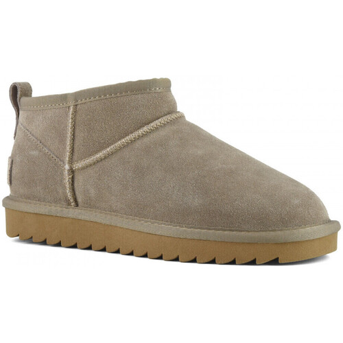 Colors of California Short winter boot in suede Kostanjeva