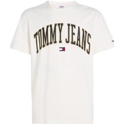 Oblačila Moški Majice s kratkimi rokavi Tommy Hilfiger  Bela