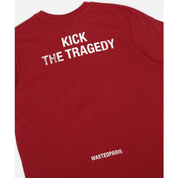 Wasted T-shirt kick Rdeča