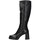 Čevlji  Ženske Visoki škornji L'amour 523 Črna