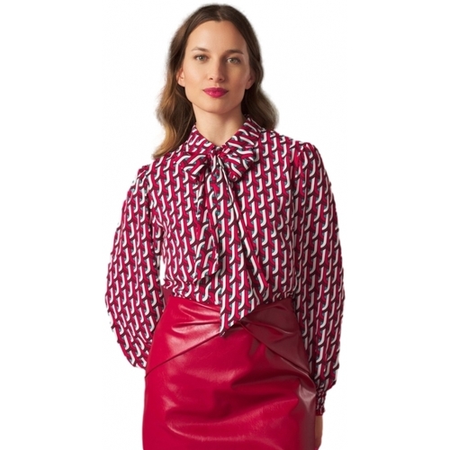Oblačila Ženske Topi & Bluze Minueto Shirt Wendy - Red Večbarvna