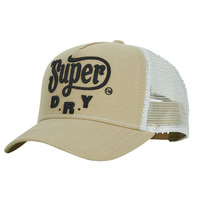 Tekstilni dodatki Kape s šiltom Superdry DIRT ROAD TRUCKER CAP Bež