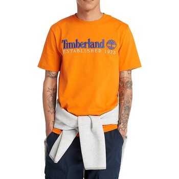 Oblačila Moški Majice s kratkimi rokavi Timberland 221876 Oranžna