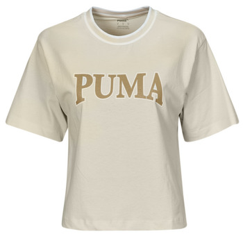 Oblačila Ženske Majice s kratkimi rokavi Puma PUMA SQUAD GRAPHIC TEE Bež