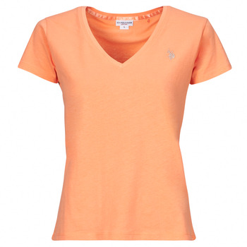 Oblačila Ženske Majice s kratkimi rokavi U.S Polo Assn. BELL Oranžna