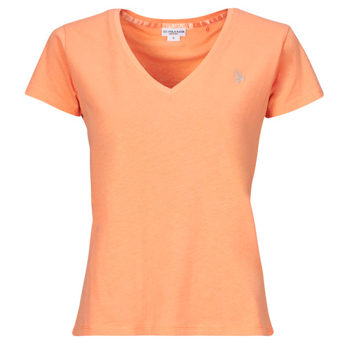 Oblačila Ženske Majice s kratkimi rokavi U.S Polo Assn. BELL Oranžna
