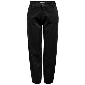Oblačila Ženske Jeans straight Only Troy Col Jeans - Black Črna