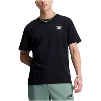Oblačila Moški Majice s kratkimi rokavi New Balance  Črna