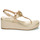 Čevlji  Ženske Sandali & Odprti čevlji MICHAEL Michael Kors CASEY WEDGE Pozlačena