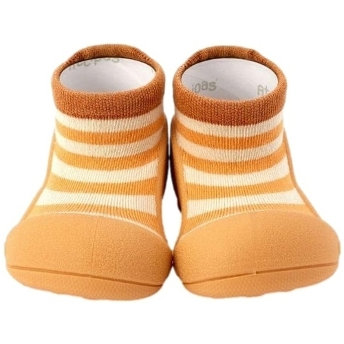 Čevlji  Otroci Nogavice za dojenčke Attipas Stripes - Mustard Rumena