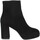 Čevlji  Ženske Gležnjarji Les Venues 4050 Velours Femme Nero Črna