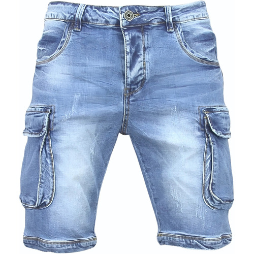 Oblačila Moški Kratke hlače & Bermuda Local Fanatic 146179065 Modra
