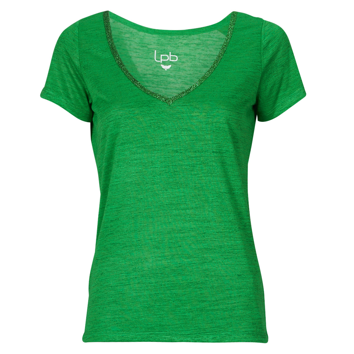 Oblačila Ženske Majice s kratkimi rokavi Les Petites Bombes ARIANA Zelena
