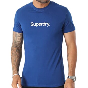 Oblačila Moški Majice s kratkimi rokavi Superdry 223130 Modra