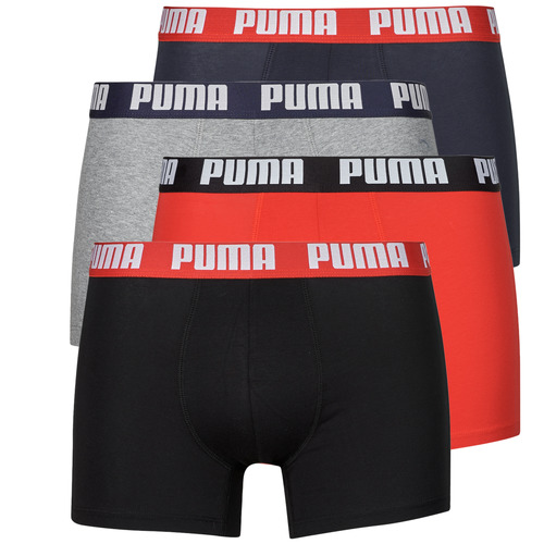 Spodnje perilo Moški Boksarice Puma PUMA BOXER X4 Rdeča