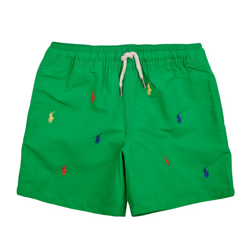 Oblačila Dečki Kopalke / Kopalne hlače Polo Ralph Lauren TRAVELER-SWIMWEAR-TRUNK Zelena