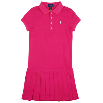 Oblačila Deklice Kratke obleke Polo Ralph Lauren SSPLTPOLODRS-DRESSES-DAY DRESS Rožnata / Roza