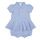 Oblačila Deklice Kratke obleke Polo Ralph Lauren SS PEPLUM BU-ONE PIECE-SHORTALL Modra / Nebeško modra