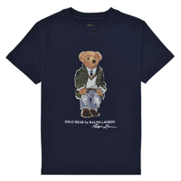 Oblačila Otroci Majice s kratkimi rokavi Polo Ralph Lauren SS CN-KNIT SHIRTS-T-SHIRT         