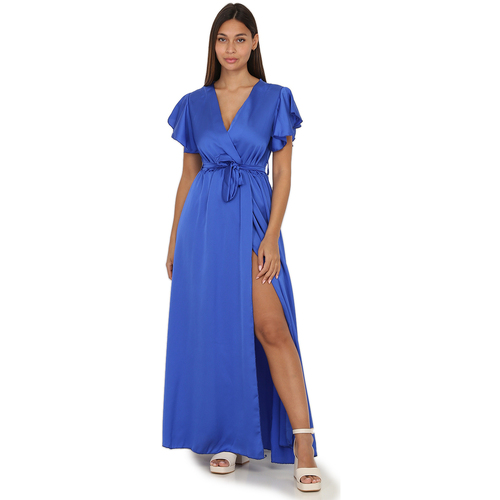 Oblačila Ženske Obleke La Modeuse 61381_P140038 Modra